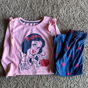 Disney Snow White Pink and Blue Pajama Set